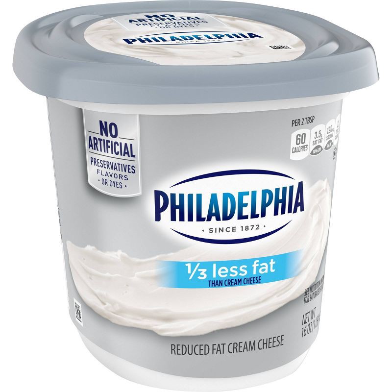 slide 11 of 13, Philadelphia Reduced Fat Cream Cheese Spread - 16oz, 16 oz