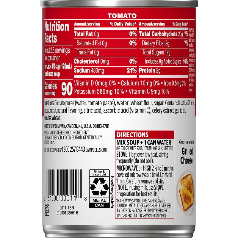 slide 12 of 14, Campbell's Condensed Tomato Soup - 10.75oz, 10.75 oz