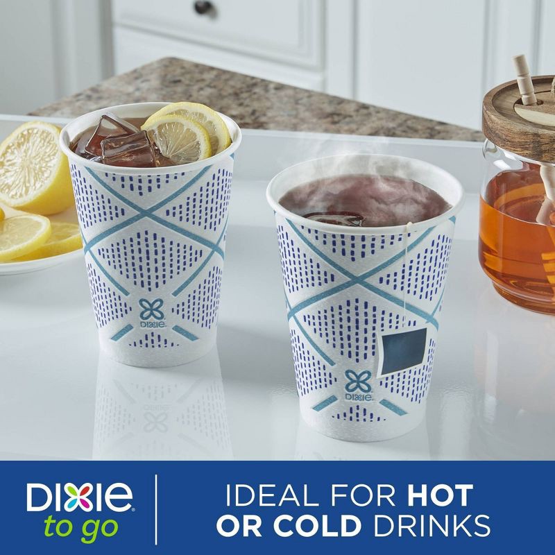slide 6 of 9, Dixie To Go Disposable Hot Cups & Lids - 16oz, 16 oz