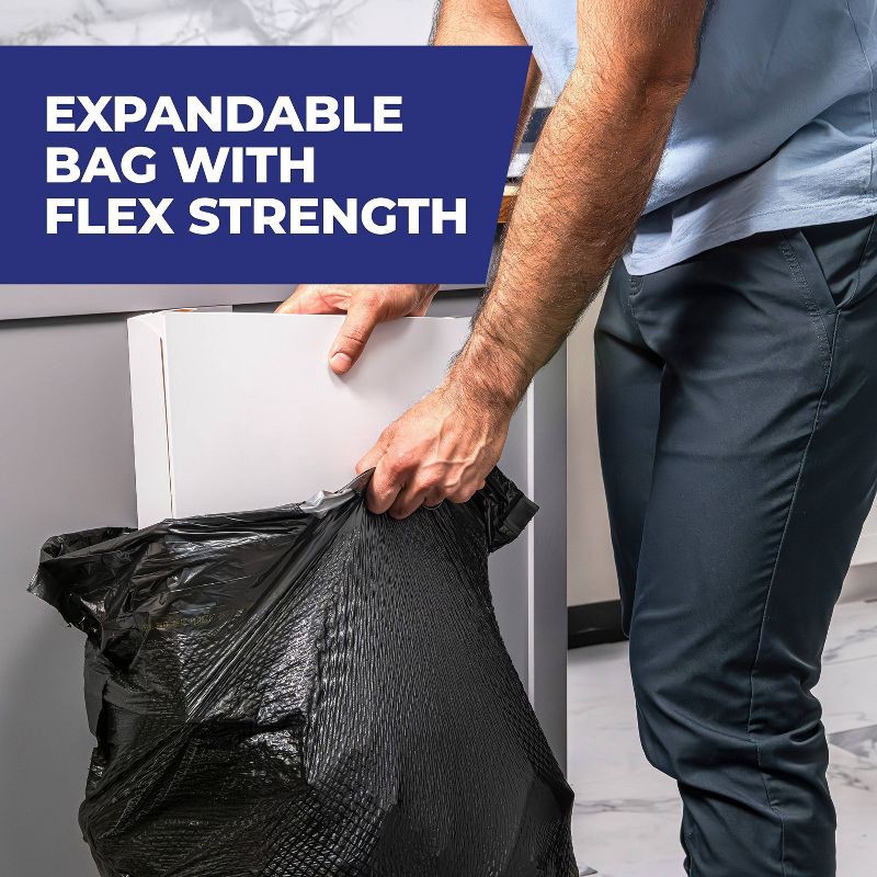 slide 6 of 9, Hefty Ultra Strong Tall Kitchen Drawstring Trash Bags - Unscented - 13gal/50ct, 13 gal, 50 ct