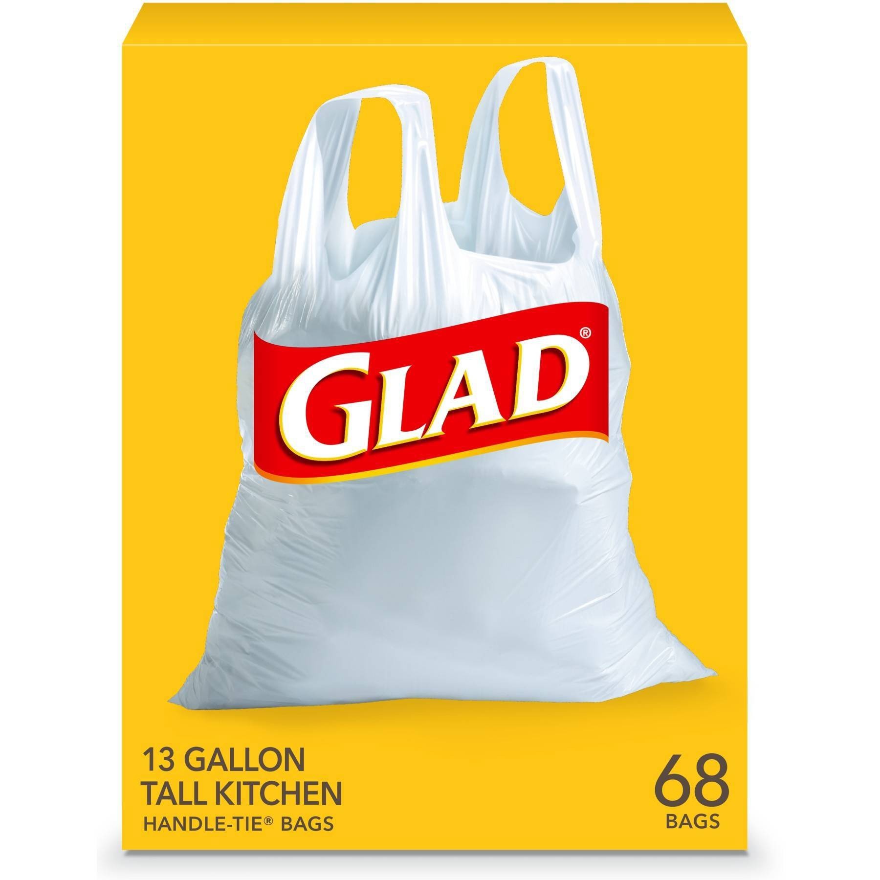 Meijer Small Trash Bags With Flap Ties, 4 Gallon, 30 ct