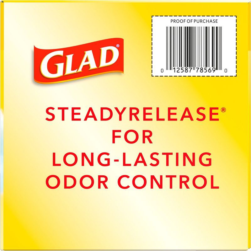 slide 16 of 16, Glad Tall Kitchen Drawstring Trash Bags OdorShield 13 Gallon - Febreze Fresh Clean - Gray - 50ct, 13 gal, 50 ct