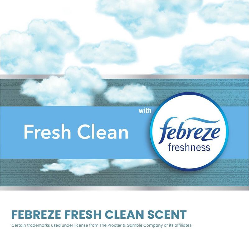 slide 4 of 10, Glad Tall Kitchen Drawstring Trash Bags OdorShield - Febreze Fresh Clean - Gray - 50ct/13gal, 50 ct, 13 gal