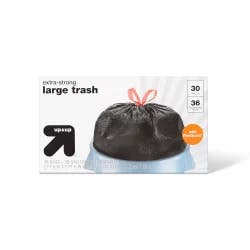 Large Drawstring Trash Bags - 30 Gallon - 36ct - up & up