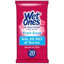Wet Ones Antibacterial Hand Wipes Travel Pack - Fresh Scent - 20ct