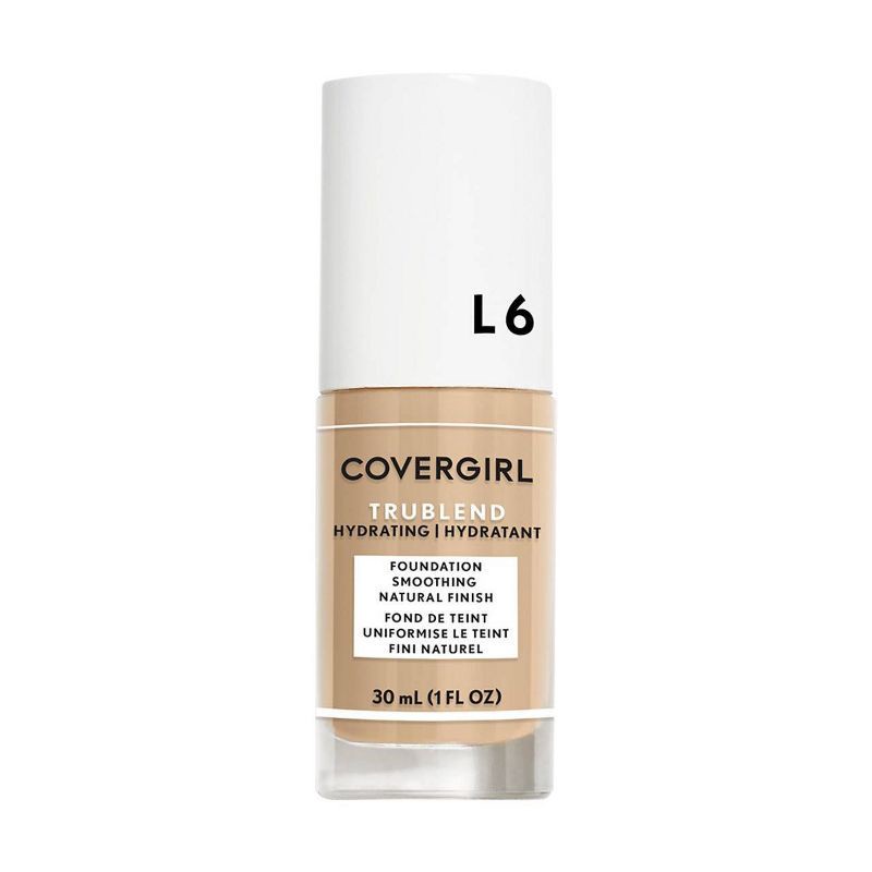 slide 1 of 3, COVERGIRL truBLEND Liquid Foundation - L6 Buff Beige - 1 fl oz, 1 fl oz