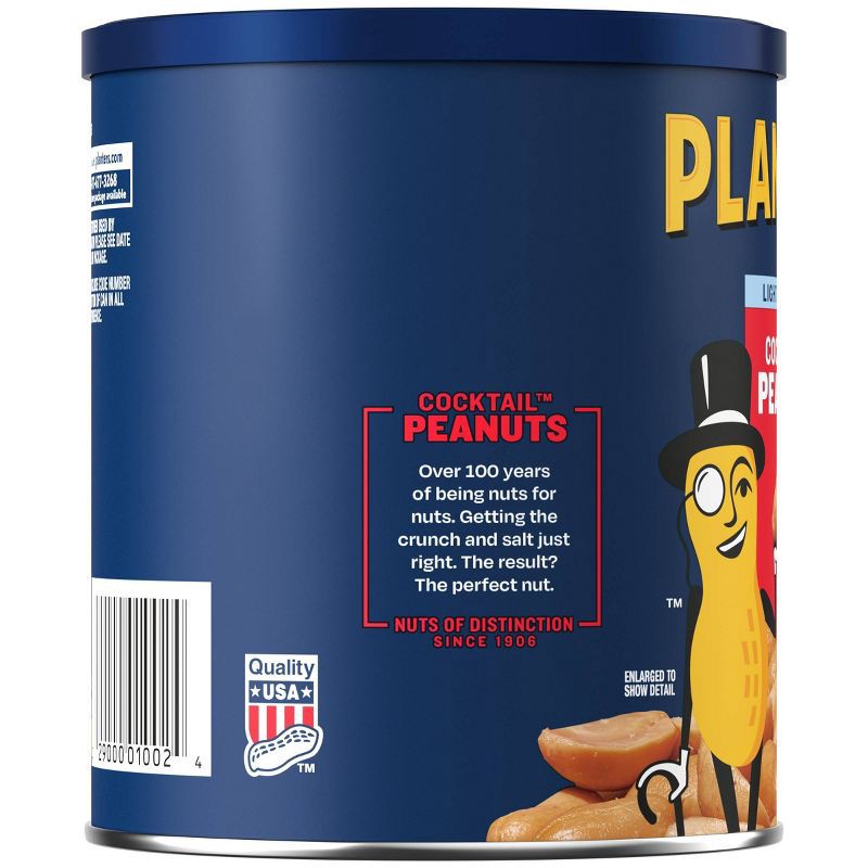 slide 5 of 9, Planters Lightly Salted Made With Sea Salt Cocktail Peanuts - 16oz, 16 oz