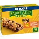Nature Valley Peanut Butter Dark Chocolate Protein Chewy Bars - 14.2oz - 10ct: Gluten-Free, 10g Protein