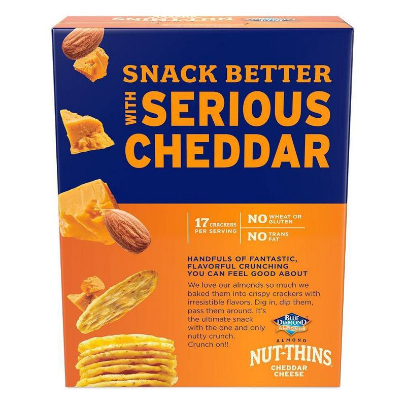 slide 2 of 4, Blue Diamond Almonds Blue Diamond Nut Thins Cheddar Cheese - 4.25oz, 4.25 oz