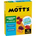 Mott's Assorted Fruit Flavored Snacks - 8oz/10ct: Gluten-Free, Fat Free, No Artificial Sweeteners