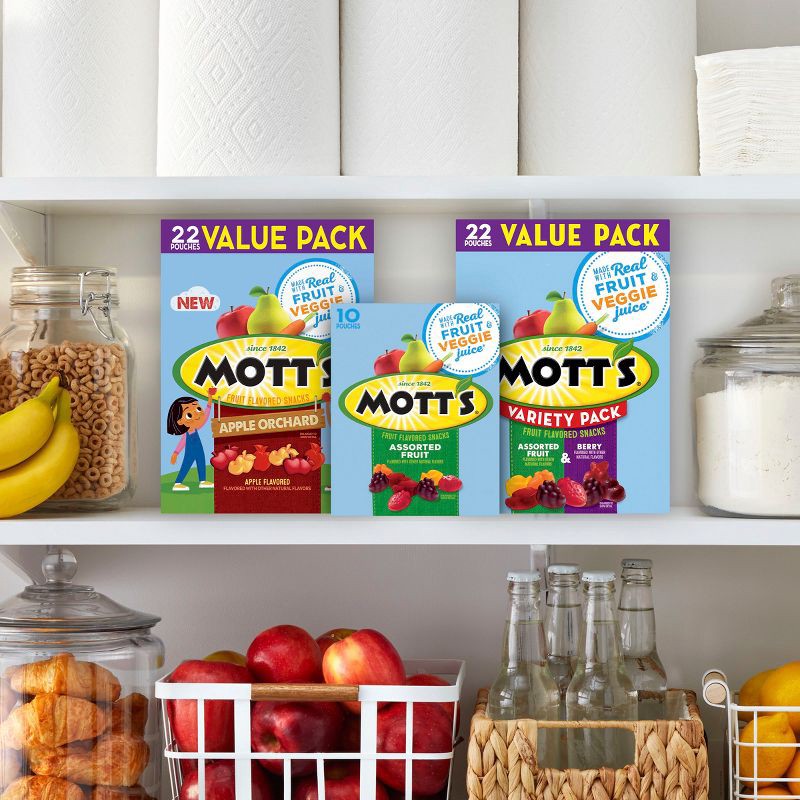 slide 6 of 7, Mott's Assorted Fruit Flavored Snacks - 8oz/10ct, 10 ct; 8 oz