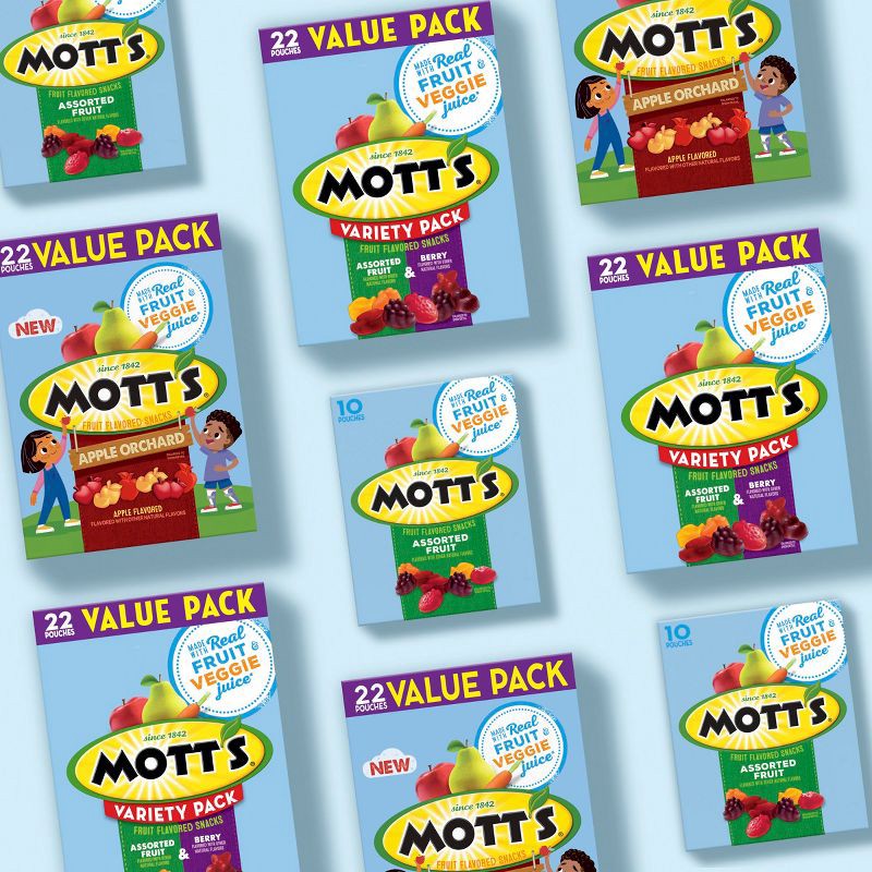 slide 7 of 7, Mott's Assorted Fruit Flavored Snacks - 8oz/10ct, 10 ct; 8 oz