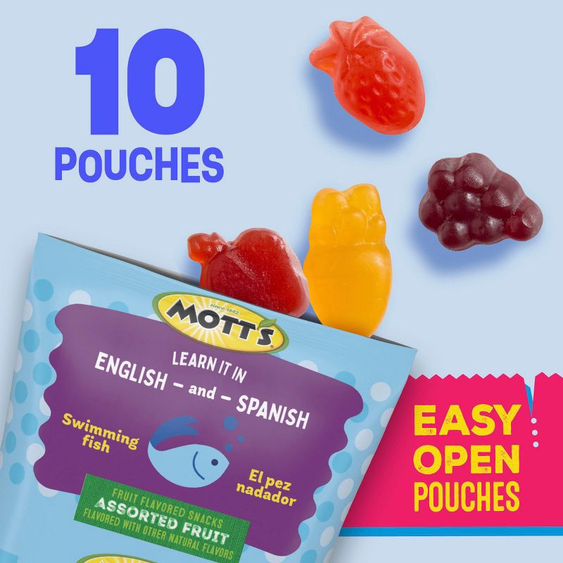 slide 8 of 9, Mott's Assorted Fruit Flavored Snacks - 8oz/10ct, 10 ct; 8 oz