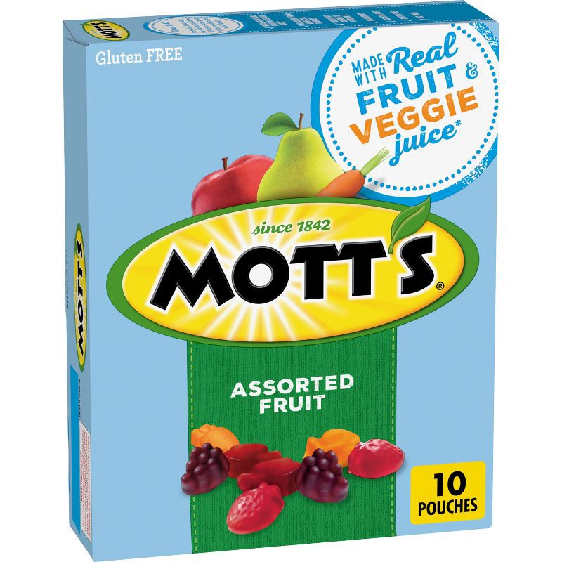 slide 1 of 7, Mott's Assorted Fruit Flavored Snacks - 8oz/10ct, 10 ct; 8 oz