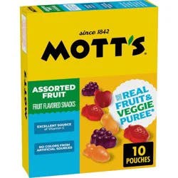 Mott's Assorted Fruit Flavored Snacks - 8oz/10ct