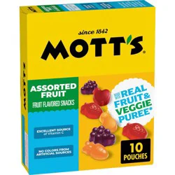 Mott's Assorted Fruit Flavored Snacks - 8oz/10ct