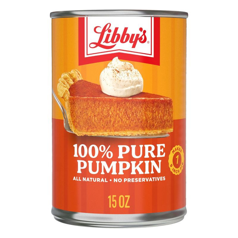 slide 1 of 8, Libby's Pumpkin Libby's 100% Pure Pumpkin Puree for Pie - 15oz, 15 oz