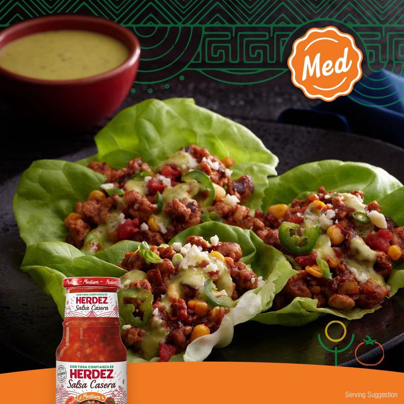 slide 8 of 11, Herdez Casera Medium Salsa 16oz, 16 oz