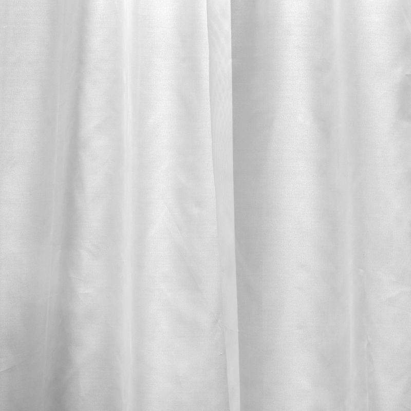 slide 4 of 4, 60"x84" Sheer Window Curtain Panel White - Room Essentials™: Recycled Polyester, Energy Efficient, Rod Pocket, 1 ct