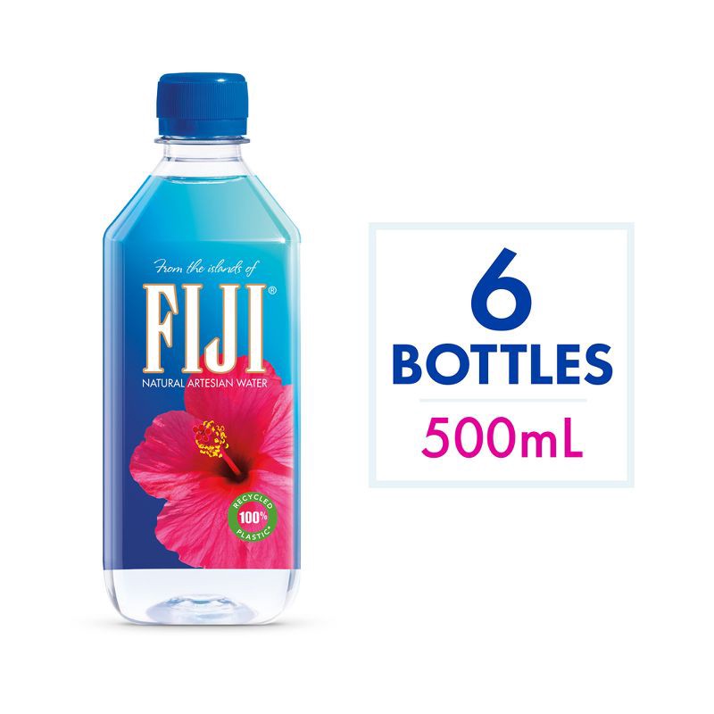 slide 6 of 6, FIJI Water FIJI Natural Artesian Water - 6pk/16.9 fl oz Bottles, 6 ct; 16.9 fl oz