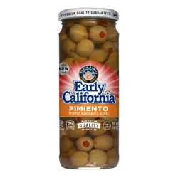 Early California Pimiento Stuffed Manzanilla Olives - 10oz