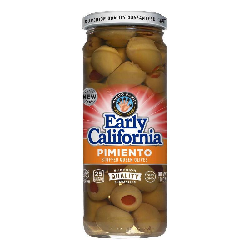 slide 1 of 3, Early California Pimento Stuffed Queen Olives - 10oz, 10 oz