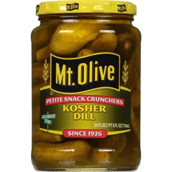 Mt. Olive Petite Snack Crunchers Kosher Dill Pickles - 24 fl oz