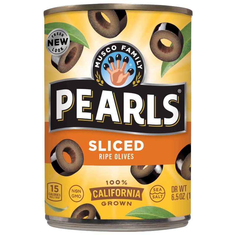 slide 1 of 3, Pearls Sliced California Ripe Olives - 6.5oz, 6.5 oz