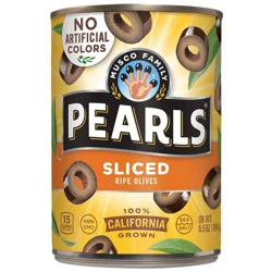 Pearls Sliced California Ripe Olives - 6.5oz