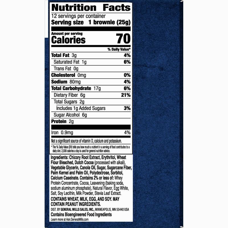 slide 8 of 9, Fiber One Chocolate Fudge Brownies - 10.6oz - 12ct, 12 ct; 10.6 oz