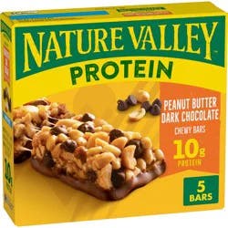 Nature Valley Peanut Butter Dark Chocolate Protein Chewy Bars - 5ct