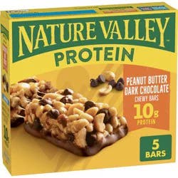 Nature Valley Peanut Butter Dark Chocolate Protein Chewy Bars - 5ct