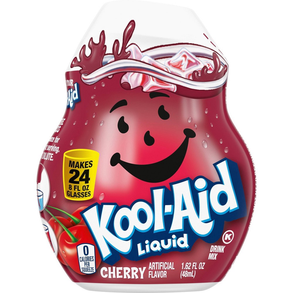 slide 8 of 10, Kool-Aid Cherry Liquid Water Enhancer - 1.62 fl oz Bottle, 1.62 fl oz