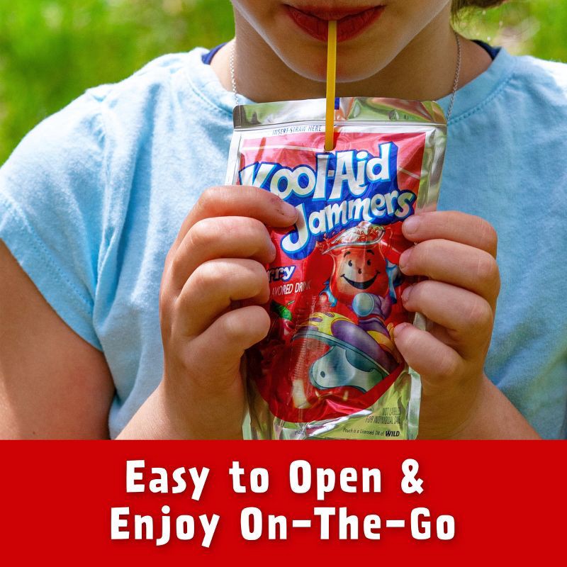 slide 3 of 12, Kool-Aid Jammers Cherry Juice Drinks - 10pk/6 fl oz Pouches, 10 ct; 6 fl oz