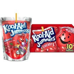 Kool-Aid Jammers Cherry Juice Drinks - 10pk/6 fl oz Pouches