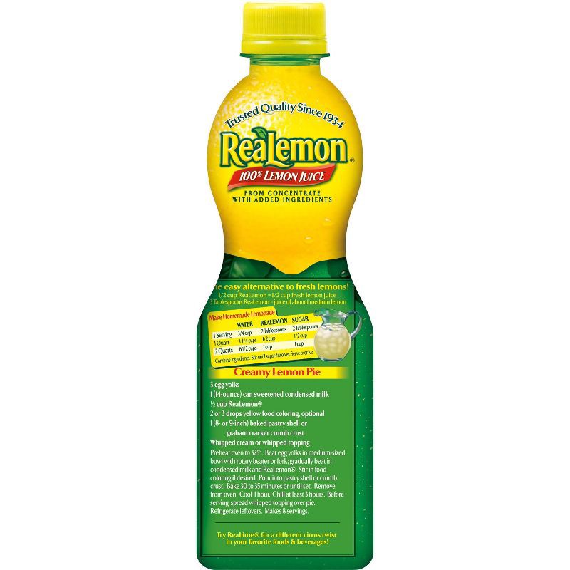 slide 6 of 6, ReaLemon 100% Lemon Juice - 15 fl oz Bottle, 15 fl oz