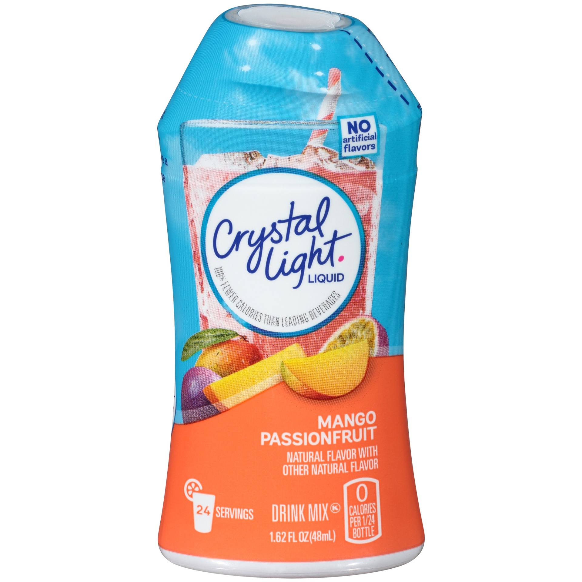 slide 1 of 8, Crystal Light Liquid Mango Passionfruit Drink Mix Bottle, 1.62 fl oz