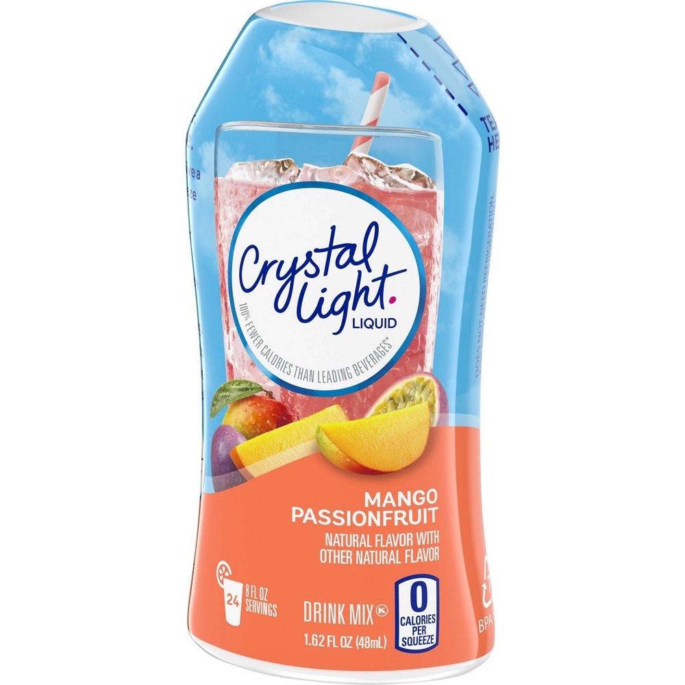 slide 7 of 8, Crystal Light Liquid Mango Passionfruit Drink Mix Bottle, 1.62 fl oz