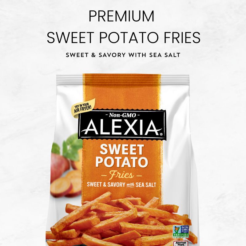 slide 3 of 9, Alexia Frozen Vegan Sweet Potato Fries - 20oz, 20 oz