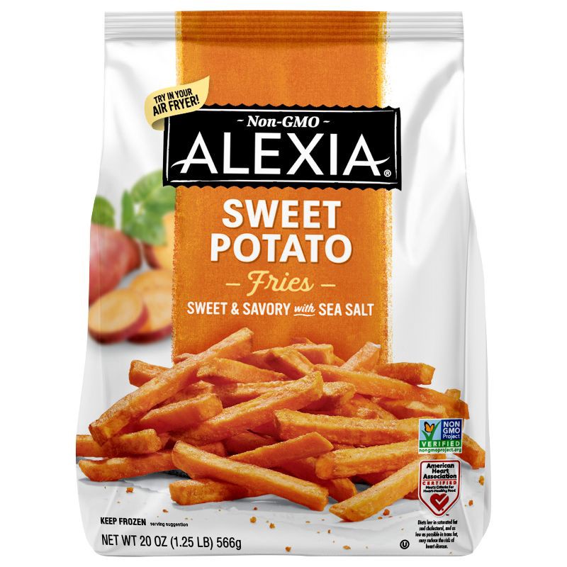 slide 1 of 4, Alexia Frozen Vegan Sweet Potato Fries - 20oz, 20 oz