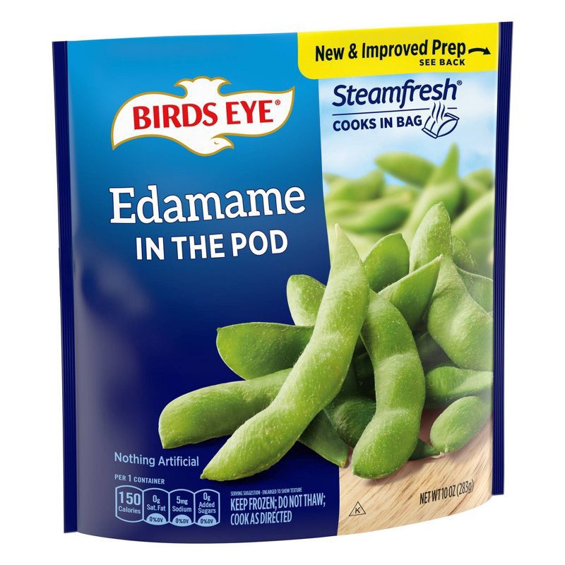 slide 3 of 8, Birds Eye Steamfresh Frozen Edamame Pods Frozen Vegetables - 10oz, 10 oz