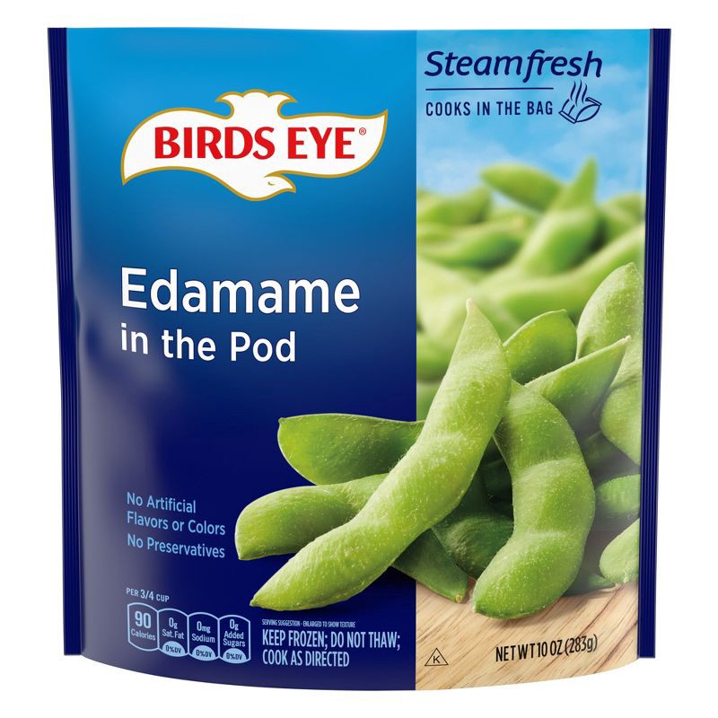 slide 1 of 7, Birds Eye Steamfresh Frozen Edamame Pods Frozen Vegetables - 10oz, 10 oz