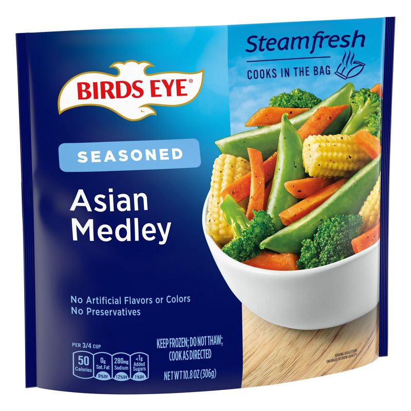 slide 2 of 8, Birds Eye Steamfresh Asian Medley Frozen Vegetables - 10.8oz, 10.8 oz