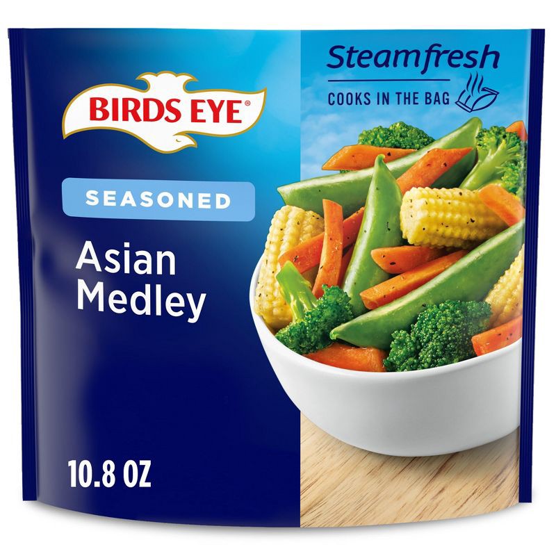 slide 5 of 8, Birds Eye Steamfresh Asian Medley Frozen Vegetables - 10.8oz, 10.8 oz