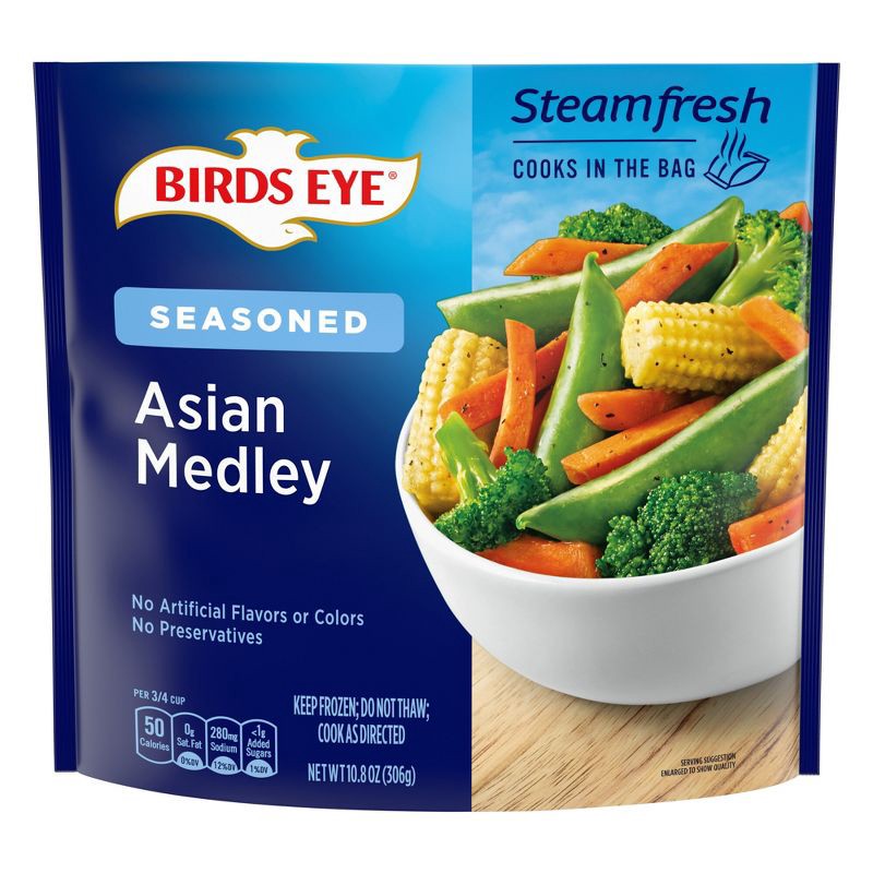 slide 1 of 8, Birds Eye Steamfresh Asian Medley Frozen Vegetables - 10.8oz, 10.8 oz