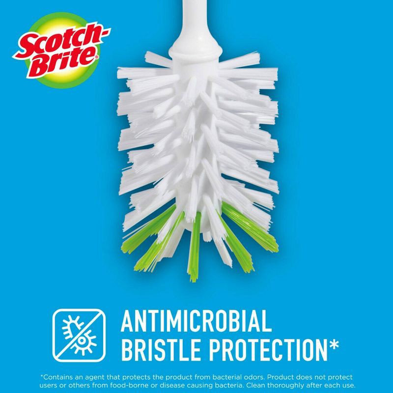 slide 2 of 7, Scotch-Brite Glass & Bottle Brush, 1 ct