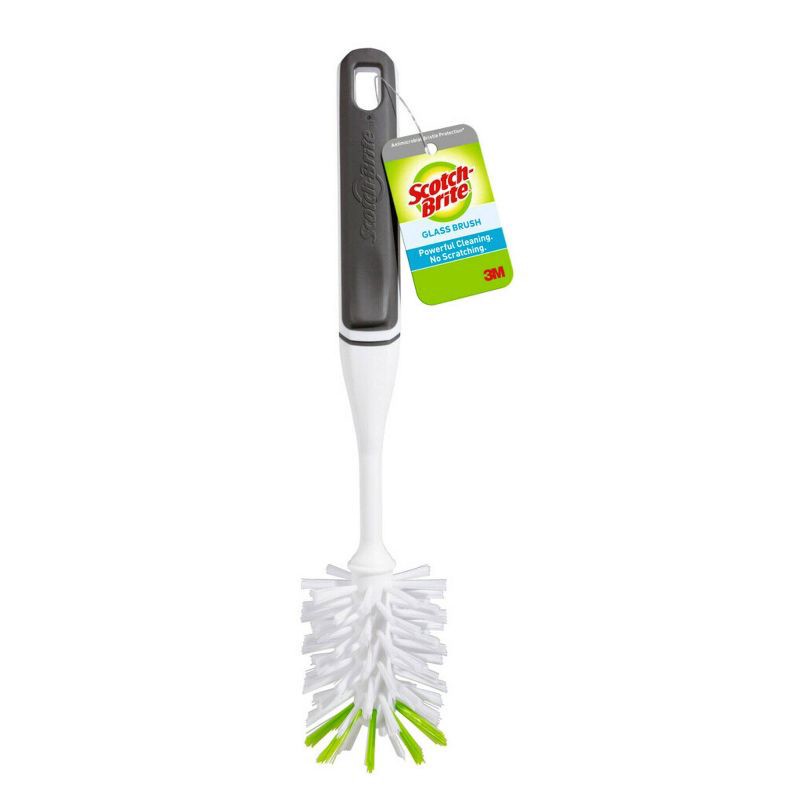 slide 1 of 7, Scotch-Brite Glass & Bottle Brush, 1 ct