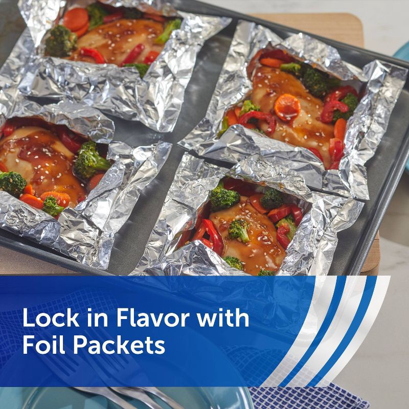 slide 6 of 8, Reynolds Wrap Standard Aluminum Foil - 75 sq ft, 75 sq ft