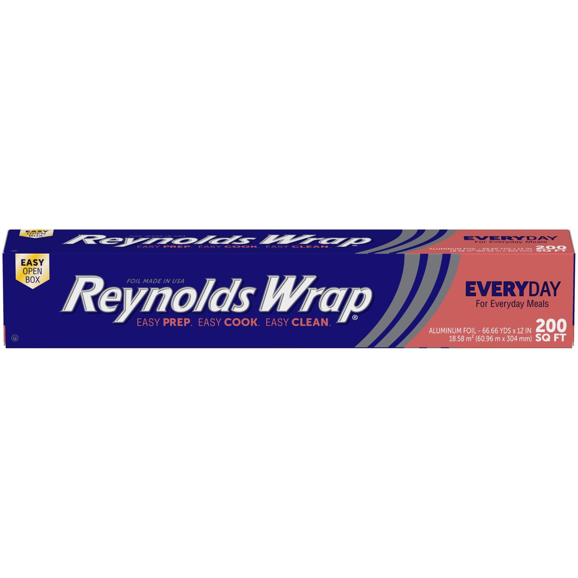slide 1 of 7, Reynolds Wrap Standard Aluminum Foil - 200 sq ft, 200 sq ft