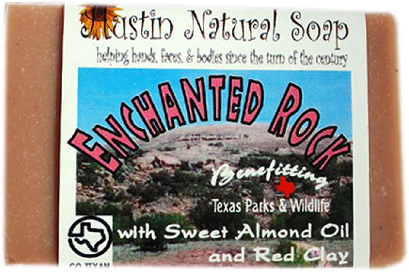 slide 1 of 1, Austin Natural Soap Enchanted Rock With Sweet Almond Oil, 4.5 oz